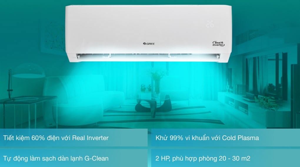 Máy lạnh Gree Inverter 2 HP GWC18PC-K3D0P4 - 17