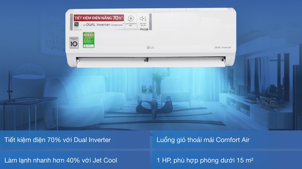 Máy lạnh LG Inverter 1 HP V10ENH1