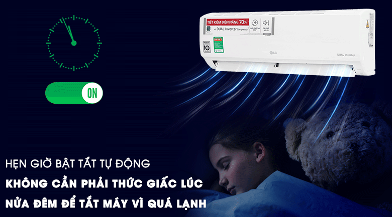 Máy lạnh LG Inverter 1 HP V10ENH1 - 12