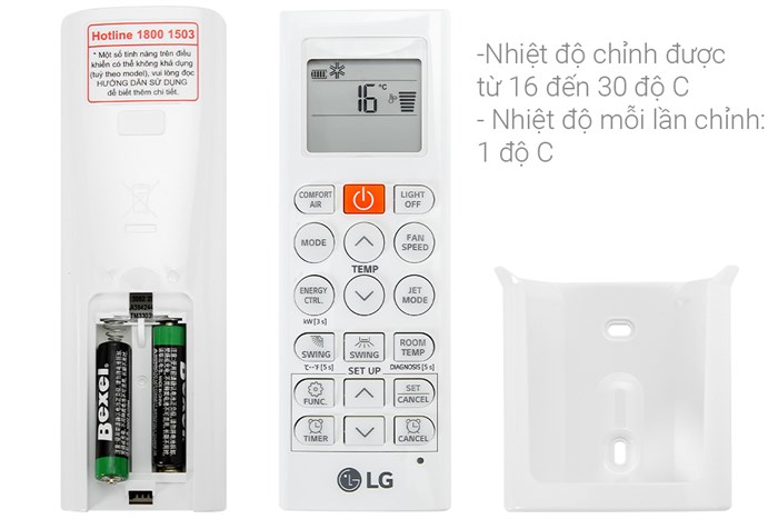 Máy lạnh LG Inverter 1.5 HP V13API1 Màu Trắng