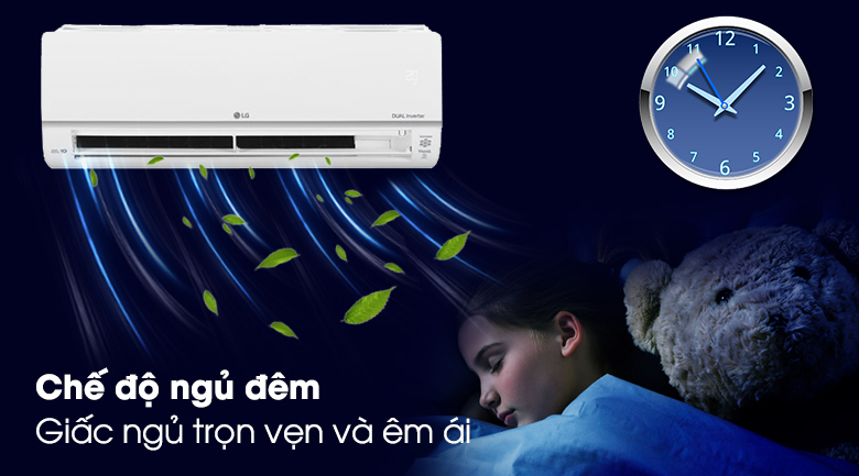 Máy lạnh LG Inverter 2 HP V18API1  - Chế độ ngủ đêm 