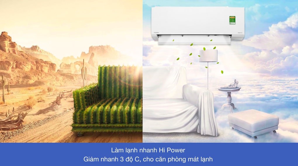 Hình ảnh Máy lạnh Toshiba Inverter 1 HP RAS-H10E2KCVG-V