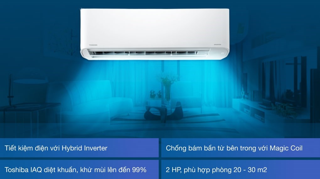 Máy lạnh Toshiba Inverter 2 HP RAS-H18C3KCVG-V - 19