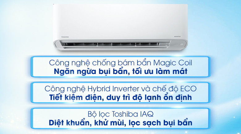 Máy lạnh Toshiba Inverter 2 HP RAS-H18C3KCVG-V - 15