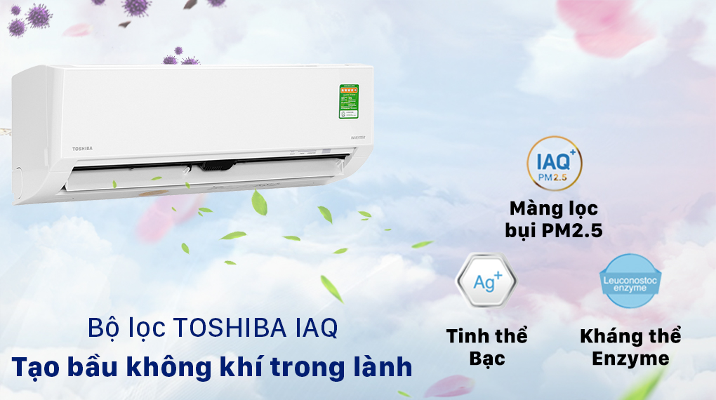 Máy lạnh Toshiba Inverter 1 HP RAS-H10L3KCVG-V