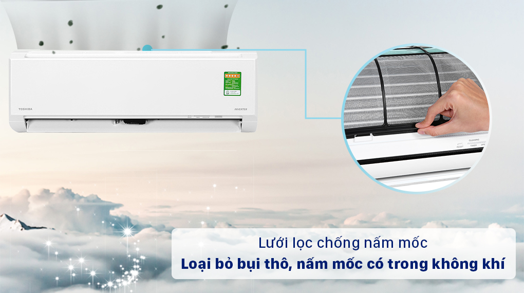 Máy lạnh Toshiba Inverter 1 HP RAS-H10L3KCVG-V - 24