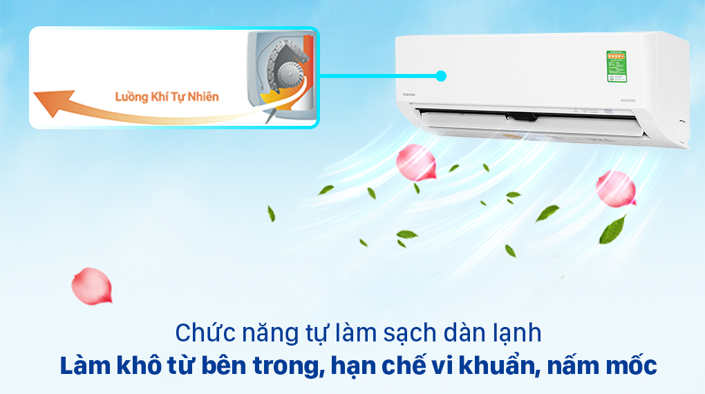 Máy lạnh Toshiba Inverter 1 HP RAS-H10L3KCVG-V - 9