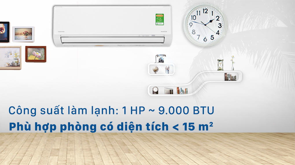 Máy lạnh Toshiba Inverter 1 HP RAS-H10L3KCVG-V - 12