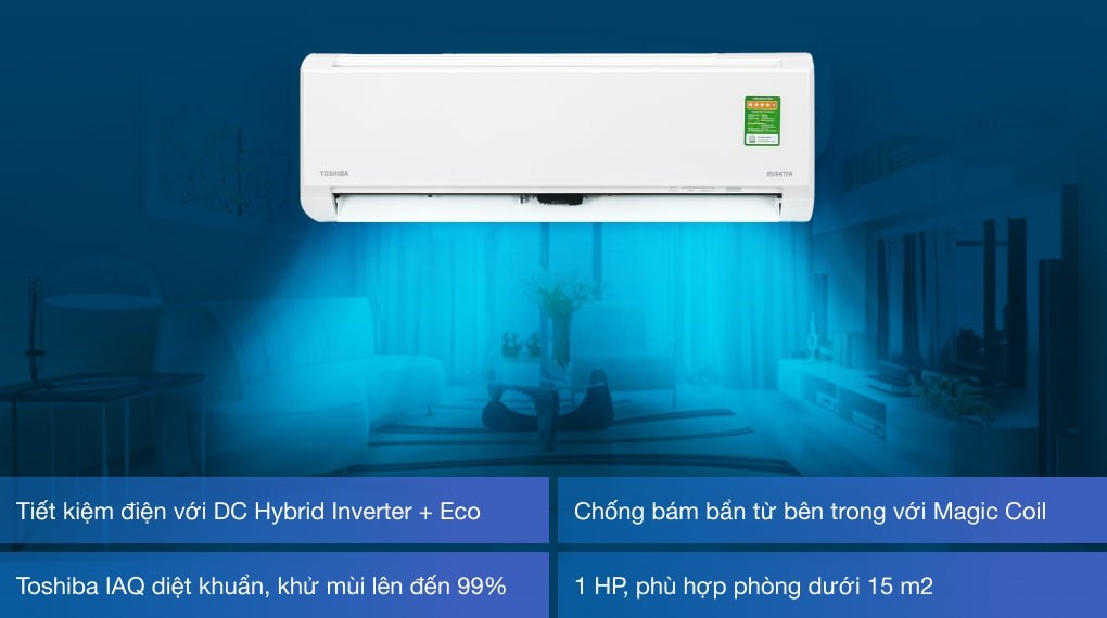 Máy lạnh Toshiba Inverter 1 HP RAS-H10L3KCVG-V - 28
