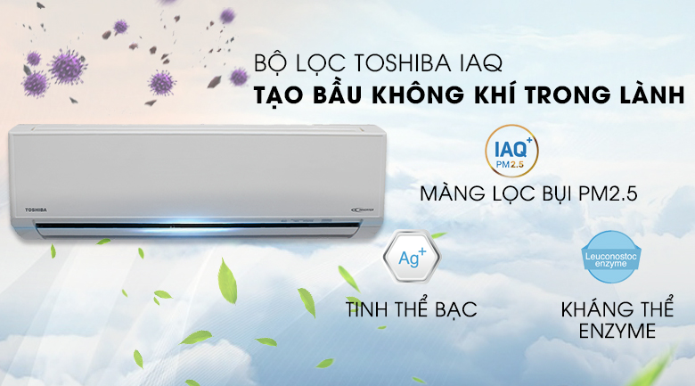 Máy lạnh Toshiba Inverter 1 HP RAS-H10L3KCVG-V - 20
