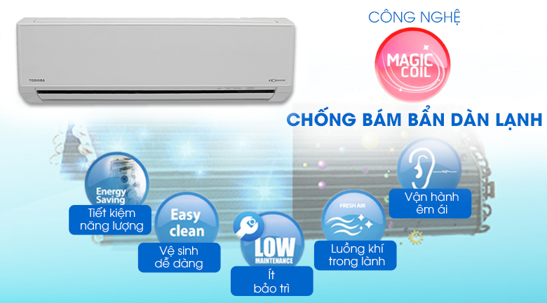 Máy lạnh Toshiba Inverter 1 HP RAS-H10L3KCVG-V - 21