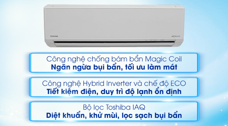 Máy lạnh Toshiba Inverter 1 HP RAS-H10L3KCVG-V - 15