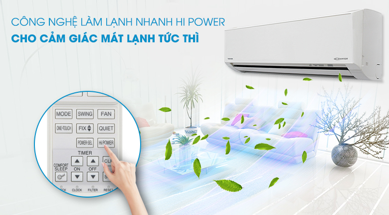 Máy lạnh Toshiba Inverter 1 HP RAS-H10L3KCVG-V - 16