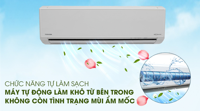 Máy lạnh Toshiba Inverter 1 HP RAS-H10L3KCVG-V - 18