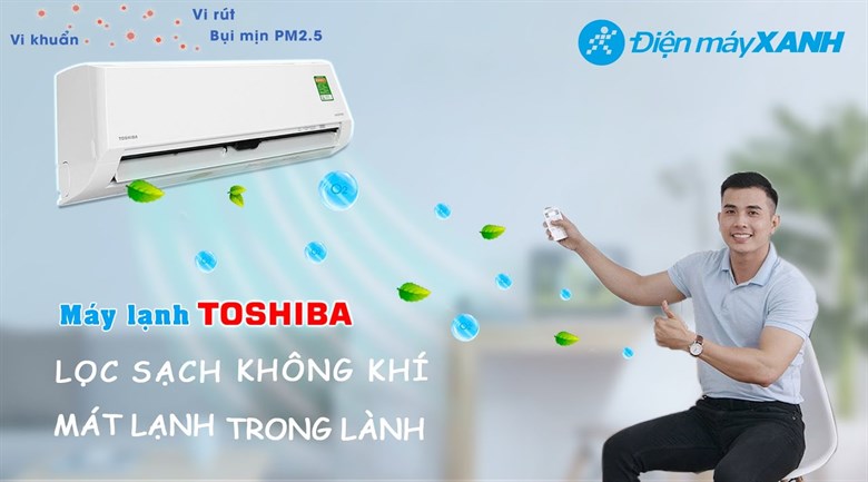 Máy lạnh Toshiba Inverter 1 HP RAS-H10L3KCVG-V