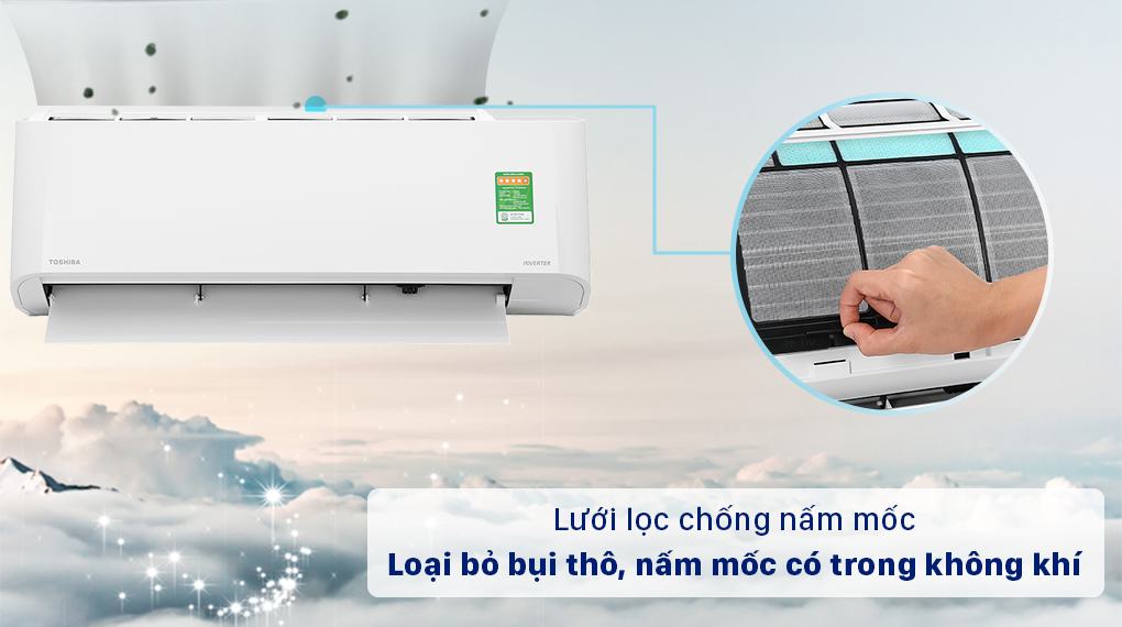 Máy lạnh Toshiba Inverter 1.5 HP RAS-H13L3KCVG-V - 16