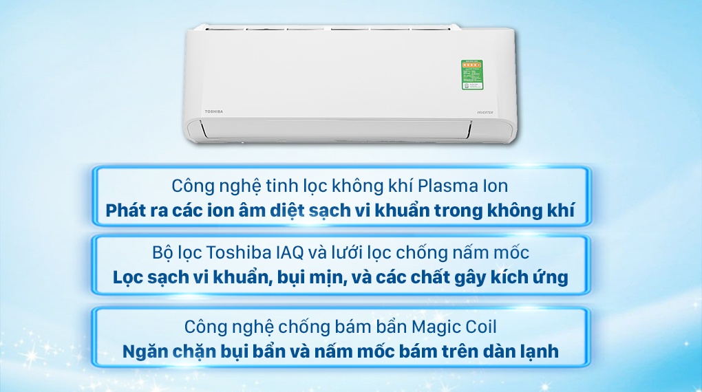 Máy lạnh Toshiba Inverter 1.5 HP RAS-H13L3KCVG-V - 19