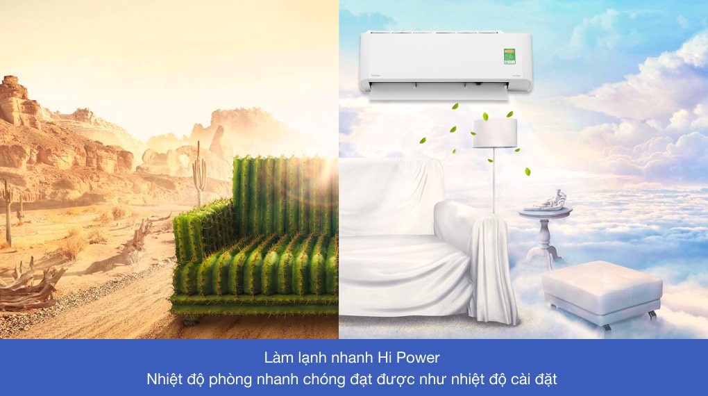 Máy lạnh Toshiba Inverter 1.5 HP RAS-H13L3KCVG-V