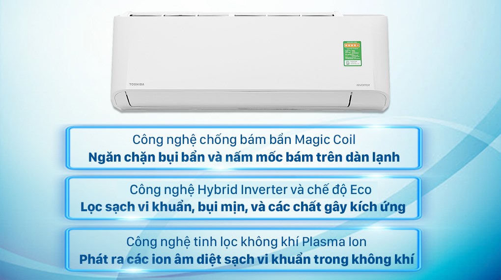 Máy lạnh Toshiba Inverter 2 HP RAS-H18L3KCVG-V