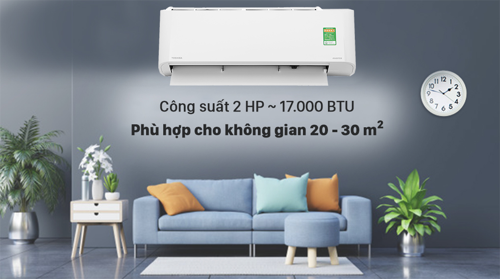 Máy lạnh Toshiba Inverter 2 HP RAS-H18L3KCVG-V