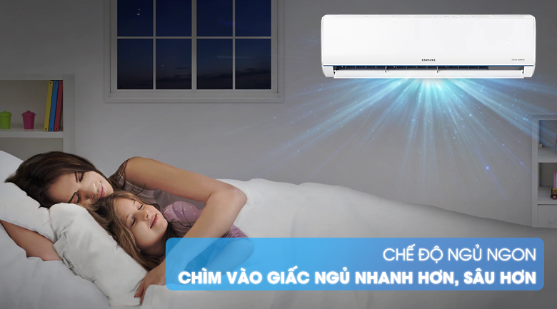 Máy lạnh Samsung AR09TYHQASINSV - có chế độ ngủ ngon