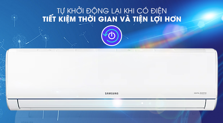 Máy lạnh Samsung AR09TYHQASINSV - Tự khởi động lại khi có điện