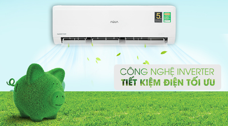 Máy lạnh Aqua AQA-KCRV13WNZA - Inverter