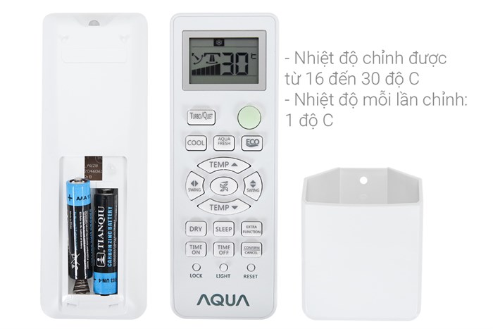Máy lạnh Aqua Inverter 1.5 HP AQA-KCRV13TK Màu Trắng