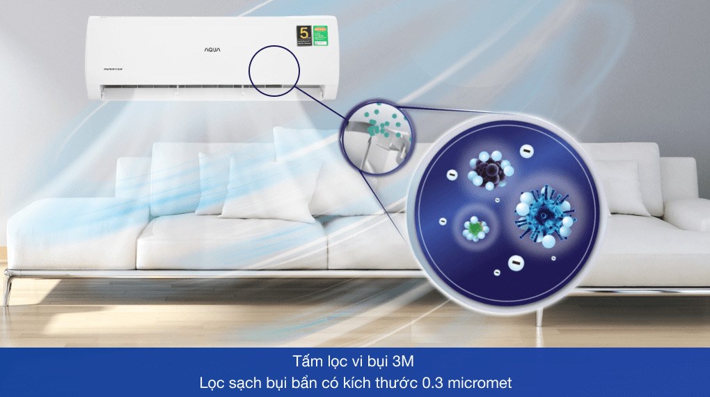 Máy lạnh Aqua Inverter 2 HP AQA-KCRV18TK - 27