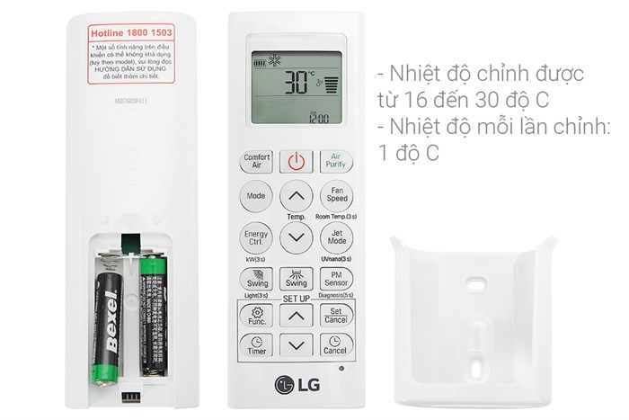 Máy lạnh LG Inverter 1.5 HP V13APFUV Màu Trắng