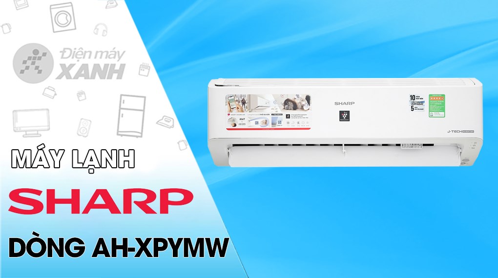 Máy lạnh Sharp Inverter 1 HP AH-XP10YMW