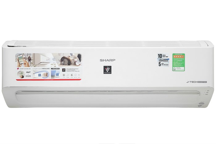 Máy lạnh Sharp Inverter 1 HP AH-XP10YMW Màu Trắng