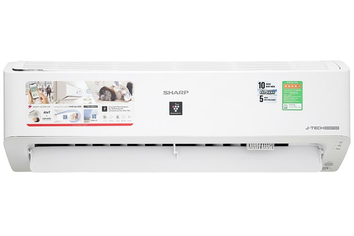 Máy lạnh Sharp Inverter 1 HP AH-XP10YMW Màu Trắng