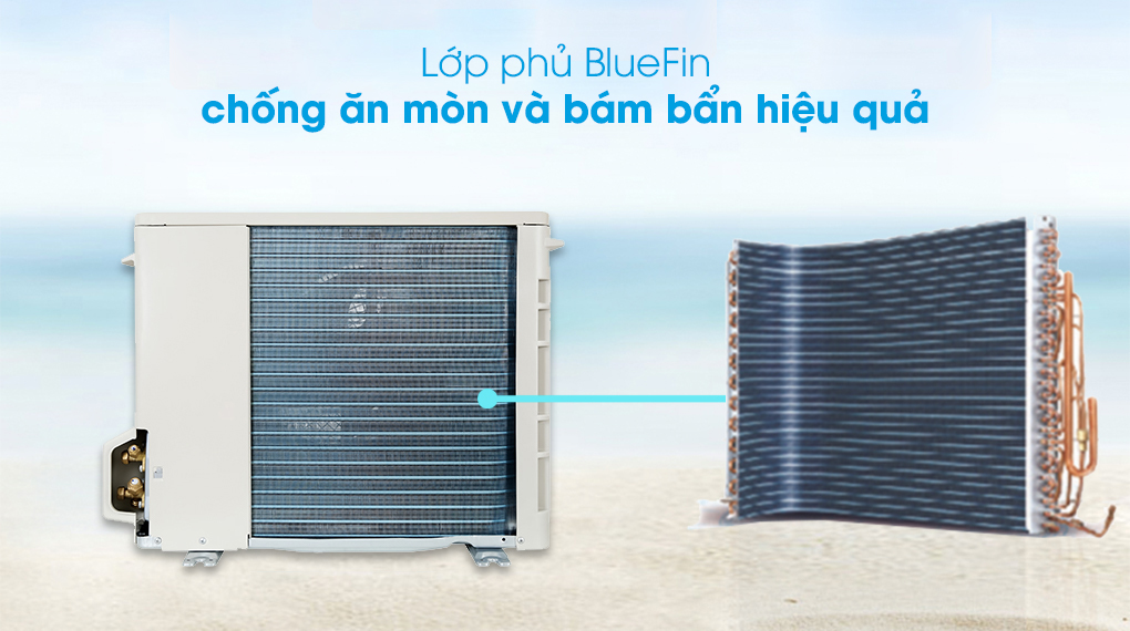 Điều hòa Sharp AH-XP13YMW - BlueFin chống ăn mòn