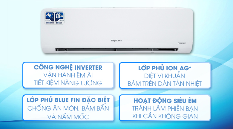 Máy lạnh Nagakawa Inverter 2 HP NIS-C18R2H10 - 25