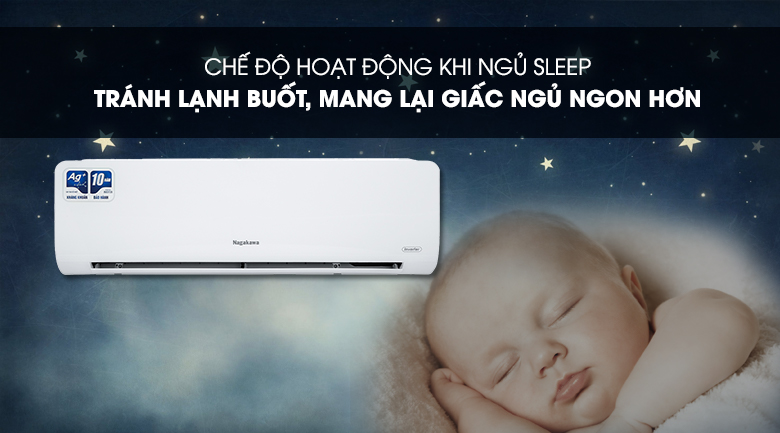 Điều hòa Nagakawa NIS-C18R2H10 - Sleep