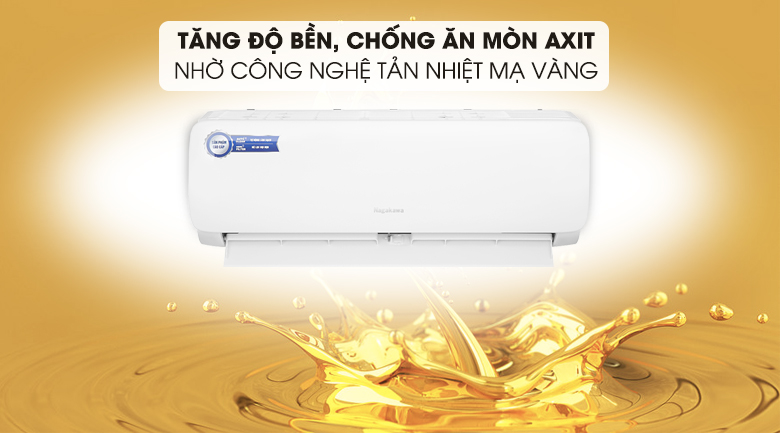 Máy lạnh Nagakawa 1HP NS-C09R2M09 - Tản nhiệt mạ vàng