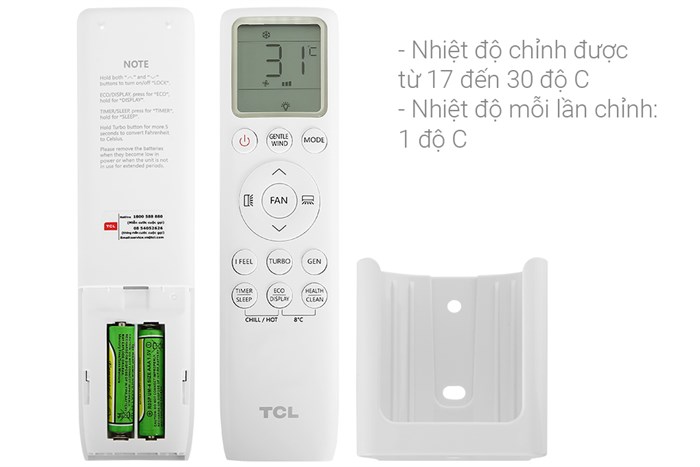 Máy lạnh TCL Inverter 1.5 HP TAC-13CSD/TPG11 Màu Trắng