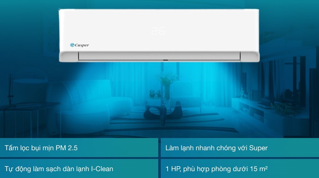 Máy lạnh Casper 1 HP LC-09FS32