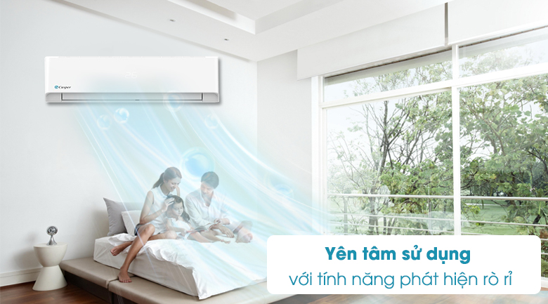 Điều hòa Casper 9000 BTU LC-09FS32 - Phát hiện rò rỉ