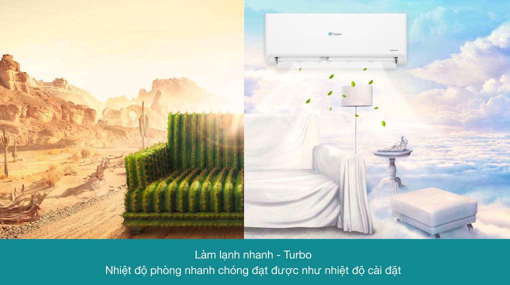 Máy lạnh Casper Inverter 1.5 HP GC-12IS32