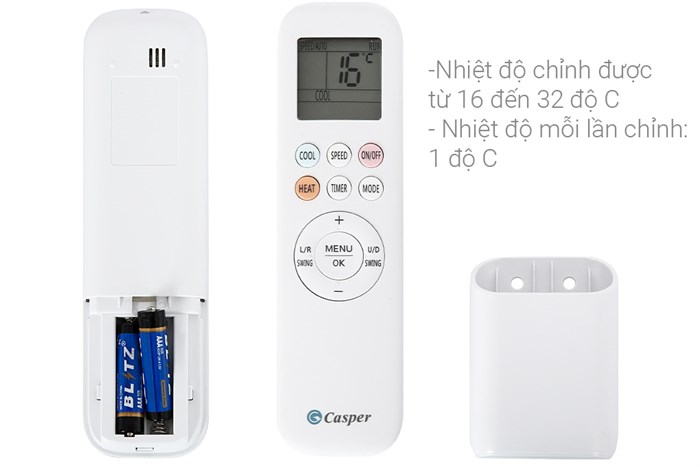 Máy lạnh Casper Inverter 1.5 HP GC-12IS32 Màu Trắng