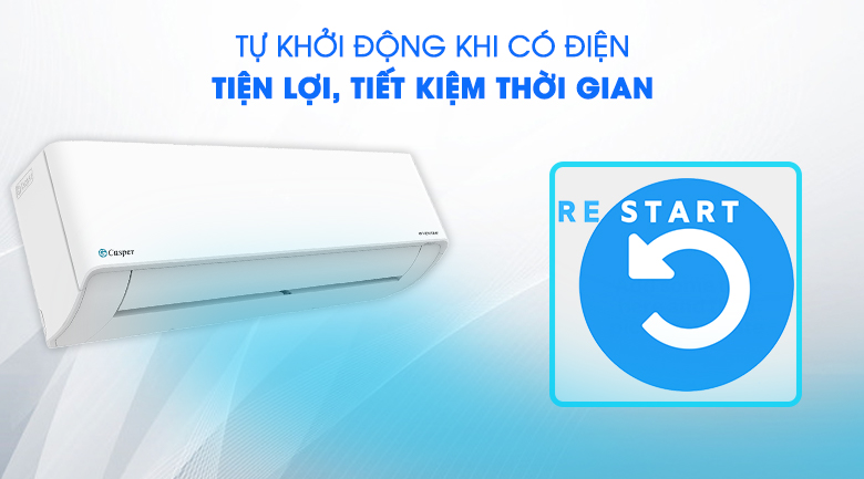 Máy lạnh Casper HC-12IA32 - tự khởi động