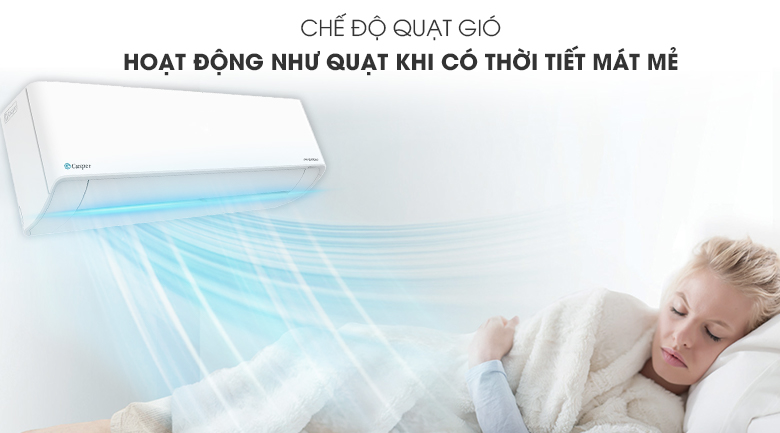 Máy lạnh Casper HC-12IA32  - chế độ quạt gió