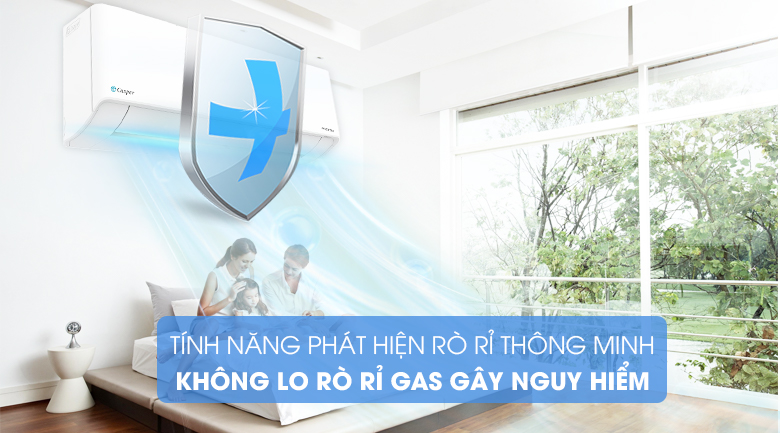Máy lạnh Casper HC-12IA32 - chống rò rỉ gas