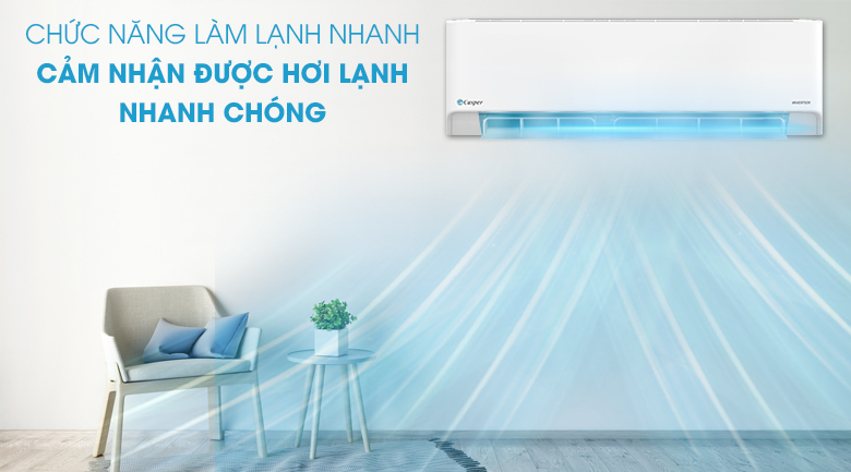Máy lạnh Casper HC-12IA32 - làm lạnh nhanh