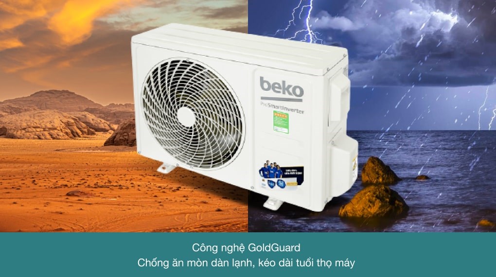 Máy lạnh Beko Inverter 1 HP RSVC09VT