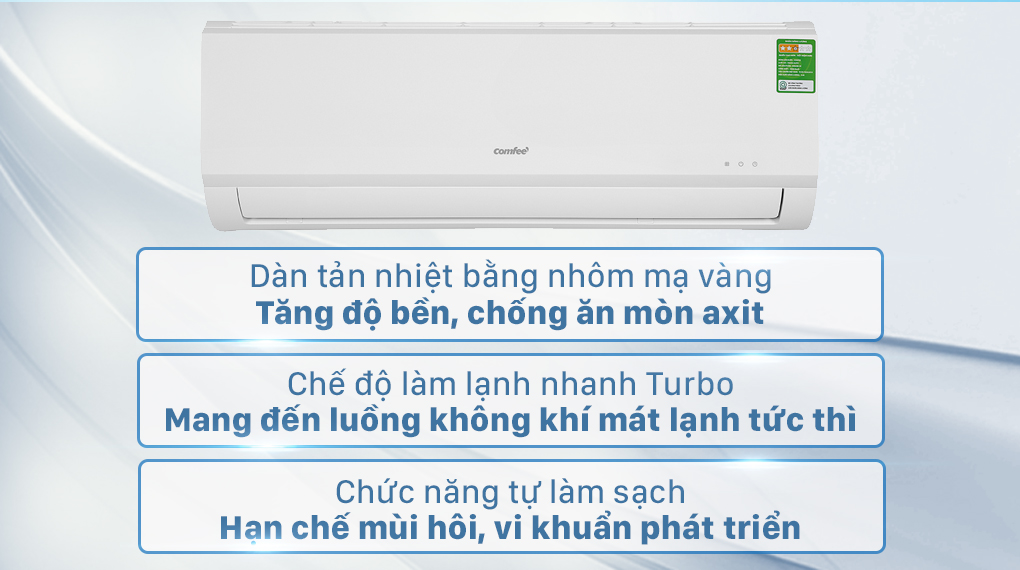 Máy lạnh Comfee 1 HP SIRIUSB-9E - 26