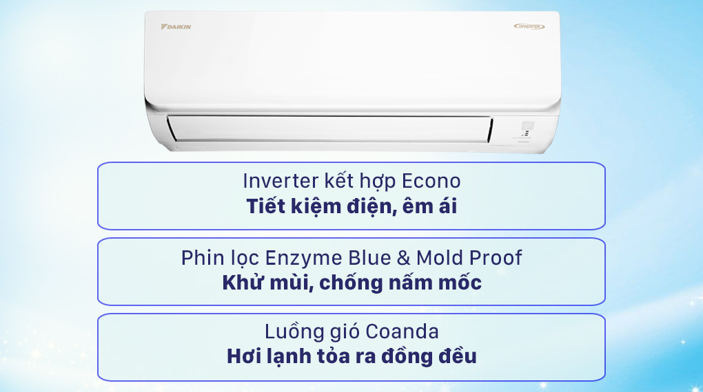 Máy lạnh Daikin Inverter 1.5 HP FTKA35VMVMV - 13