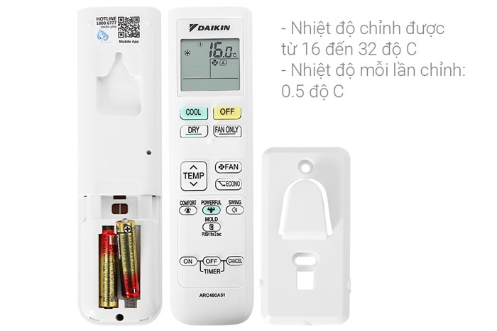 Máy lạnh Daikin Inverter 1.5 HP FTKA35VMVMV Màu Trắng